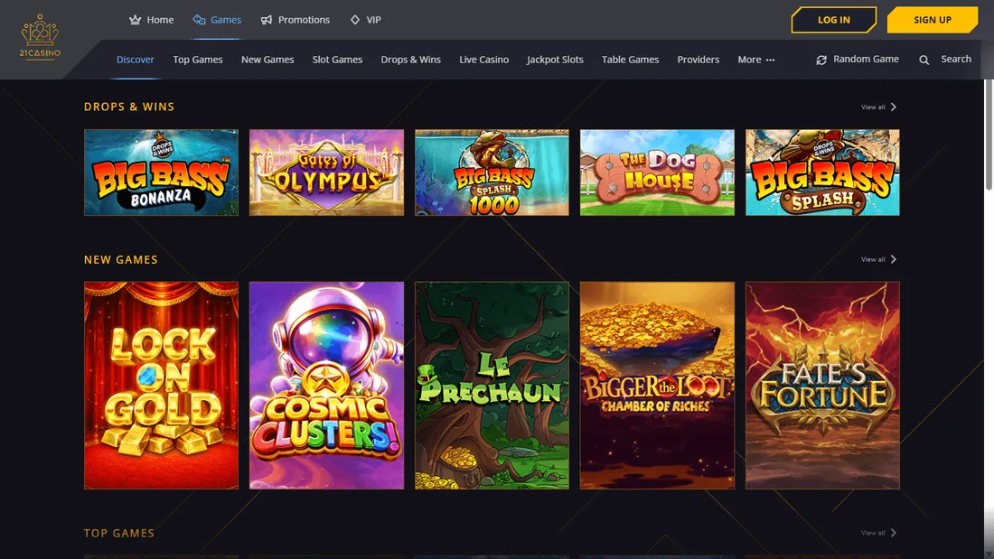 21 Casino Oyunları